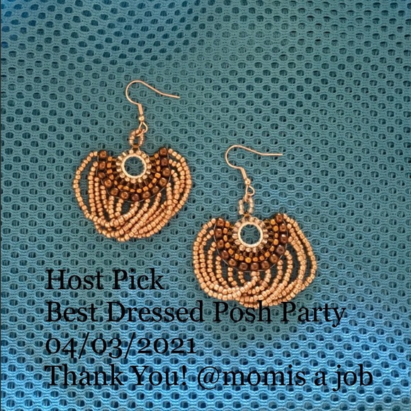 💼Hand Crafted Loopy Earrings💼 - Picture 1 of 5